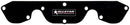 ALLSTAR PERFORMANCE Exhaust Block Off Plates SB2 Plastic ALL34217