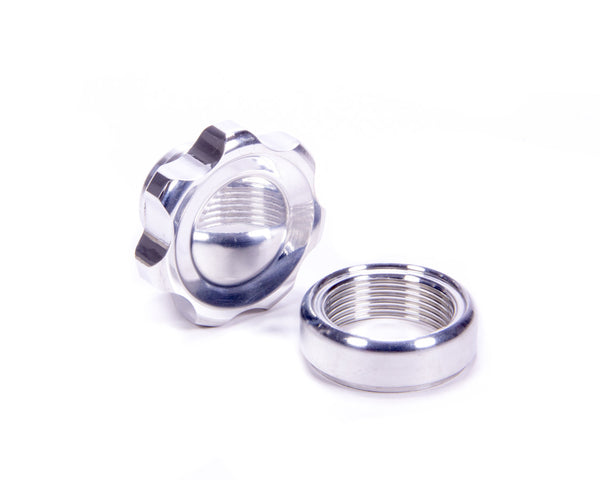 ALLSTAR PERFORMANCE Filler Cap Polished with Weld-In Alum Bung Small ALL36166