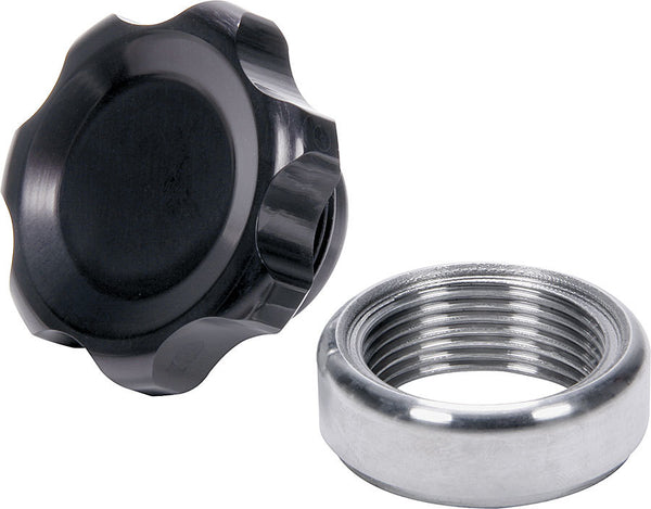 ALLSTAR PERFORMANCE Filler Cap Black with Weld-In Steel Bung Small ALL36167