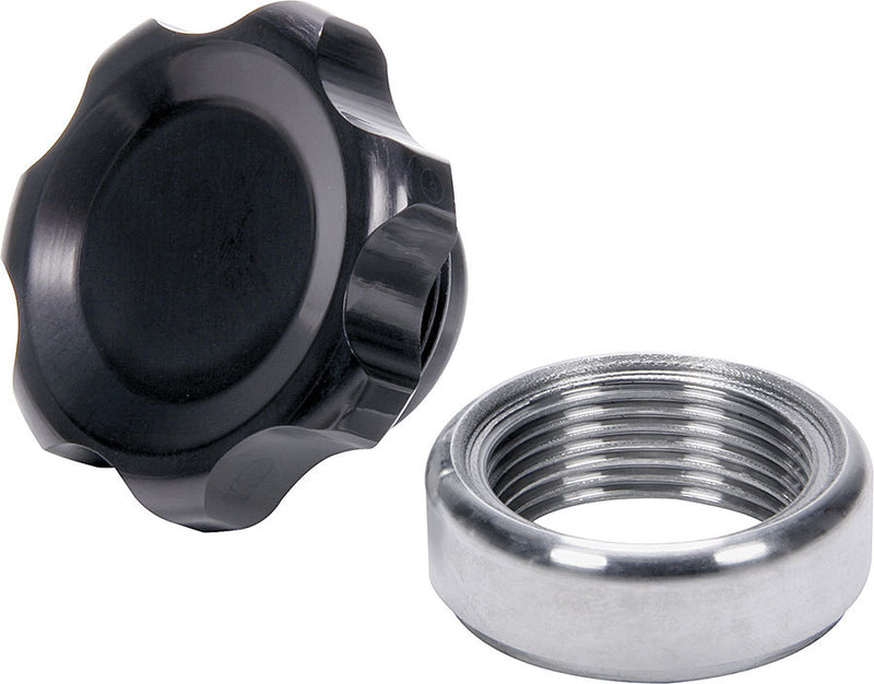 ALLSTAR PERFORMANCE Filler Cap Black with Weld-In Steel Bung Small ALL36167