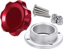 ALLSTAR PERFORMANCE Filler Cap Red with Bolt-In Alum Bung Small ALL36182