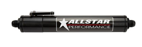 ALLSTAR PERFORMANCE Fuel Filter w/ Shut Off 6AN No Element ALL40196