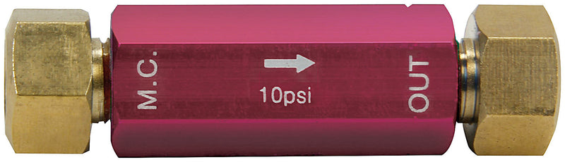 ALLSTAR PERFORMANCE Residual Check Valve 10lb ALL41049