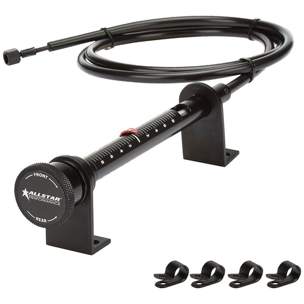 ALLSTAR PERFORMANCE Brake Bias Adjuster Short 3/8in Black ALL42073