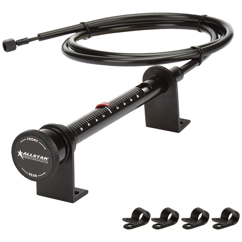 ALLSTAR PERFORMANCE Brake Bias Adjuster Short 3/8in Black ALL42073