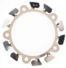 ALLSTAR PERFORMANCE Brake Fan Alum RH Wide 5 ALL42177