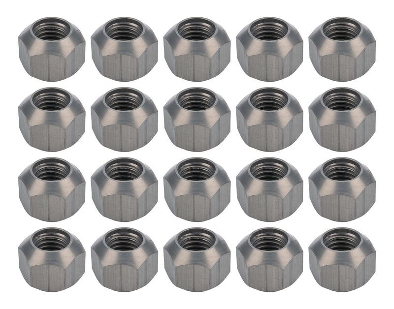 ALLSTAR PERFORMANCE Lug Nuts 5/8-11 Alum HC Dbl Chamfer 20pk ALL44097-20