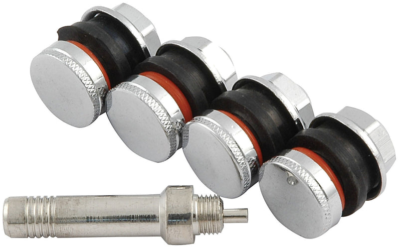 ALLSTAR PERFORMANCE Valve Stem Flush Mount 4pk ALL44137