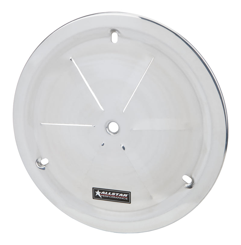 ALLSTAR PERFORMANCE Aluminum Wheel Cover Weld Louvered Polished ALL44140