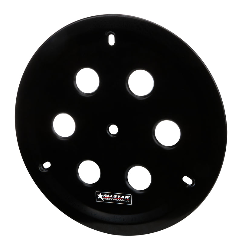 ALLSTAR PERFORMANCE Aluminum Wheel Cover Weld Multi Hole Black ALL44143