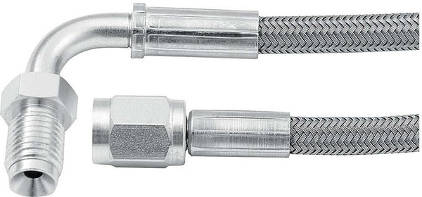 ALLSTAR PERFORMANCE 36in #3 Line -3 Str/90 Deg 3/8-24 Inv Flr ALL46332-36