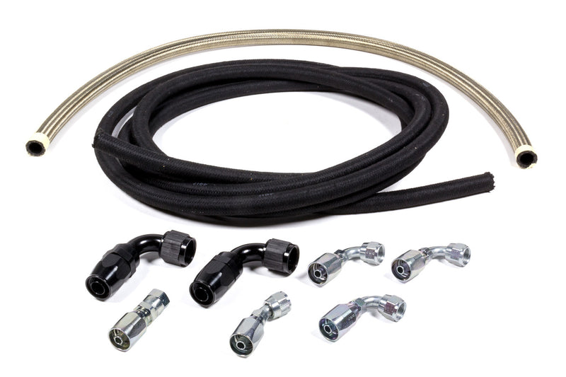 ALLSTAR PERFORMANCE Power Steering Hose Kit Box to Bellhousing Mount ALL48205