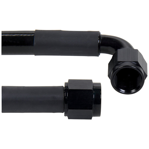 ALLSTAR PERFORMANCE Coated Braided Line 36in #6 Hose -6 Str/-6 90 Deg ALL48466-36