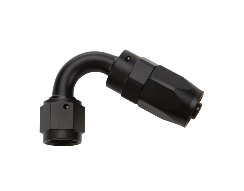 ALLSTAR PERFORMANCE Reusable Hose End Black 120 Deg Elbow -6 ALL49362