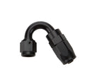 ALLSTAR PERFORMANCE Reusable Hose End Black 150 Deg Elbow -6 ALL49372