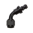 ALLSTAR PERFORMANCE Pushlock Hose End Black 60 Deg Elbow -10 ALL49444