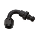ALLSTAR PERFORMANCE Pushlock Hose End Black 120 Deg Elbow -8 ALL49463