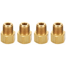 ALLSTAR PERFORMANCE Adapter Fittings 1/8 NPT to 1/4 Line 4pk ALL50121