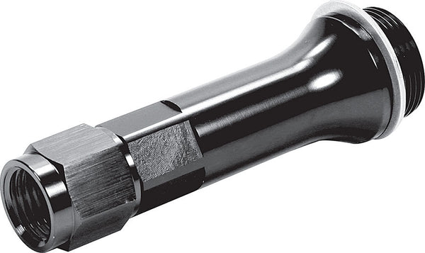 ALLSTAR PERFORMANCE Carb Fitting w/washer 7/8-20 to -6 Female Blk ALL50892