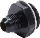 ALLSTAR PERFORMANCE Carb Fitting w/washer 7/8-20 to -6 Male Black ALL50896