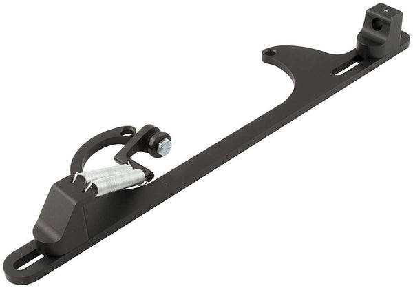 ALLSTAR PERFORMANCE Throttle Bracket Morse Black 4150/Edelbrock ALL54219