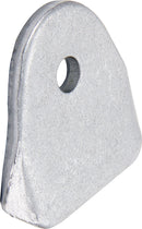 ALLSTAR PERFORMANCE Gusset Tabs 4pk Round Tube 1/4in Hole ALL60087