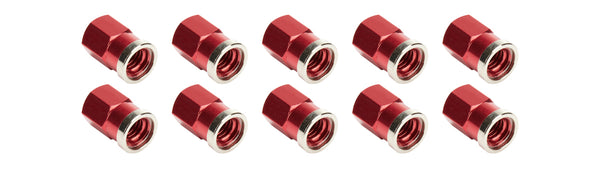 ALLSTAR PERFORMANCE QC Cover Nuts Short Red 10pk ALL72059