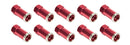 ALLSTAR PERFORMANCE QC Cover Nuts Long Red 10pk ALL72061