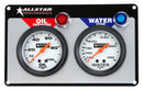 ALLSTAR PERFORMANCE 2 Gauge Panel ALL OP/WT ALL80090