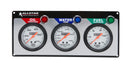 ALLSTAR PERFORMANCE 3 Gauge Panel ALL OP/WT/FP ALL80092