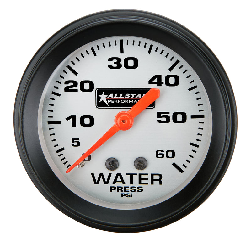 ALLSTAR PERFORMANCE Water Pressure Gauge 0-60psi 2-5/8in ALL80094