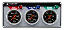 ALLSTAR PERFORMANCE 3 Gauge Panel A/M OP/WT/FP Liquid Filled ALL80123