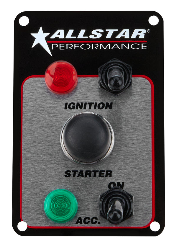 ALLSTAR PERFORMANCE Switch Panel Two Switch w/Lights ALL80146