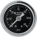 ALLSTAR PERFORMANCE 1.5in Gauge 0-60 PSI Liquid Filled ALL80204