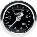 ALLSTAR PERFORMANCE 1.5in Gauge 0-100 PSI Liquid Filled ALL80206