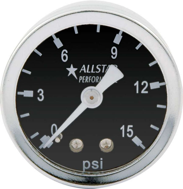 ALLSTAR PERFORMANCE 1.5in Gauge 0-15 PSI Dry Type ALL80210