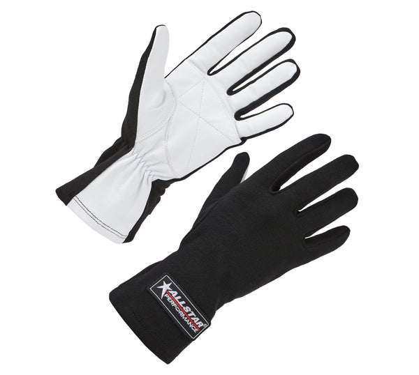 ALLSTAR PERFORMANCE Driving Gloves Non-SFI S/L Black Medium ALL910012