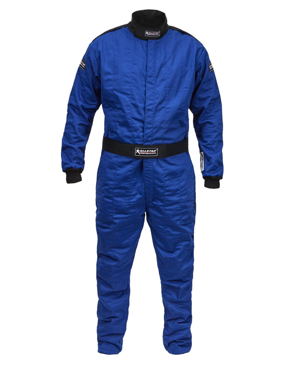 ALLSTAR PERFORMANCE Driving Suit SFI 3.2A/5 M/L Blue Medium Tall ALL935023