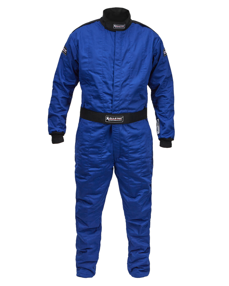 ALLSTAR PERFORMANCE Driving Suit SFI 3.2A/5 M/L Blue Medium Tall ALL935023