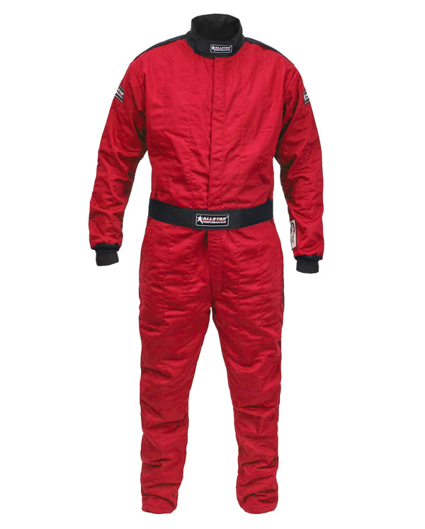 ALLSTAR PERFORMANCE Driving Suit SFI 3.2A/5 M/L Red X-Large ALL935075