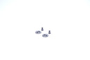 ALLSTAR PERFORMANCE Helmet Shield Pivot Kit Pewter SA2025 ALL940805