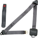 ALLSTAR PERFORMANCE Seat Belt Retractable 3pt Gray ALL98116