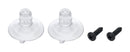 ALLSTAR PERFORMANCE Suction Cups w/ Screws for Dial-In Board 1pr ALL99386