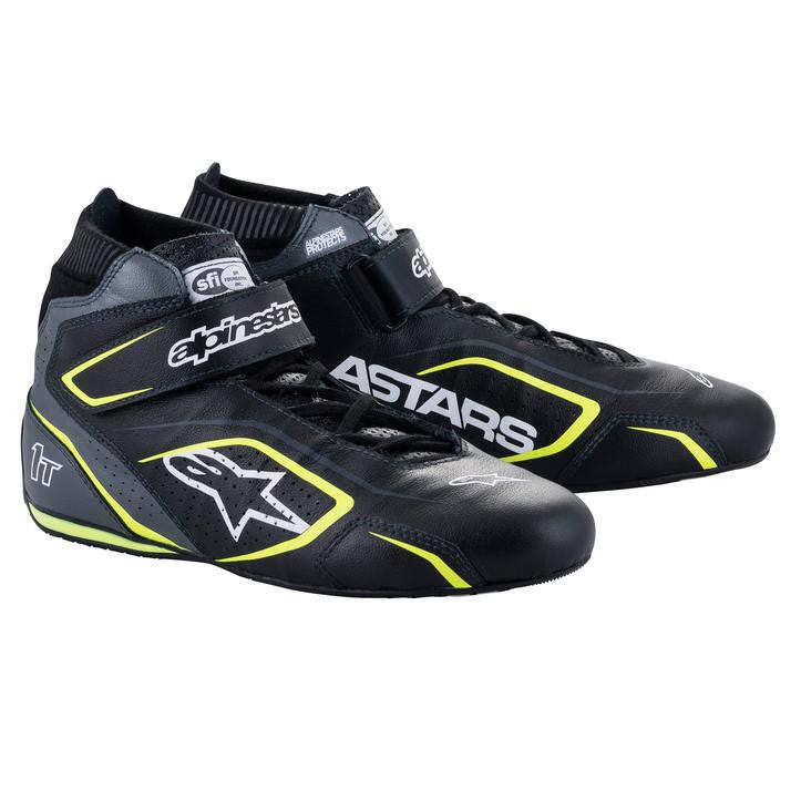 ALPINESTARS USA Shoe Tech-1T V3 Black / Flu Yellow Size 9 2710122-1055-9