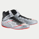ALPINESTARS USA Shoe Tech-1Z V3 Silver / Red Size 11 2715524-1258-11