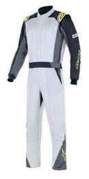 ALPINESTARS USA Suit Atom Silver Flu/Yel Medium 3352822-1950-52
