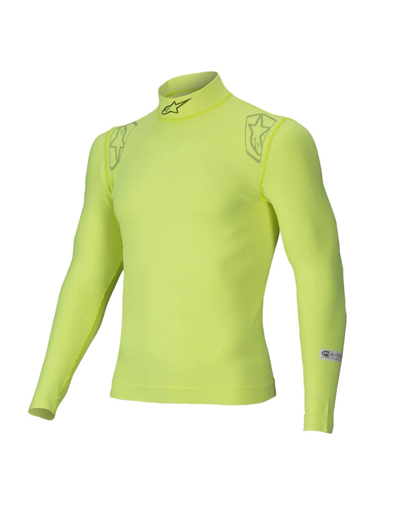 ALPINESTARS USA Underwear Top ZX EVO V3 Flu Ylw 2X-Lrg Long Slv 4750325-55-XXL