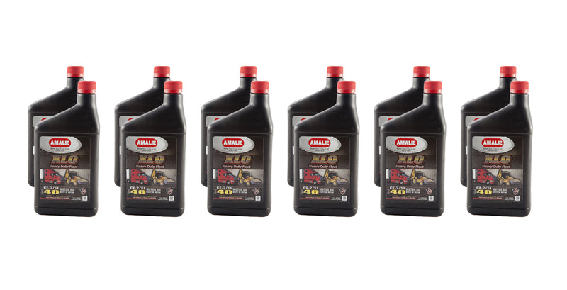 AMALIE XLO Heavy Duty Fleet 40w Oil Case 12 x 1 Quart 160-61746-56