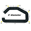 AIRAID INTAKE SYSTEMS Universal Tube AIR-100-400