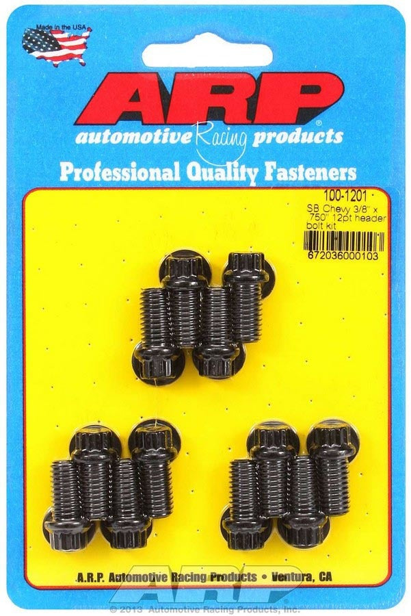 ARP Header Bolt Kit - 12pt. 3/8 x .750 UHL (12) 100-1201